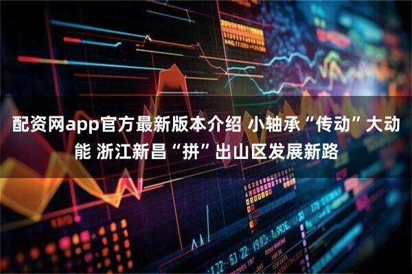 配资网app官方最新版本介绍 小轴承“传动”大动能 浙江新昌“拼”出山区发展新路